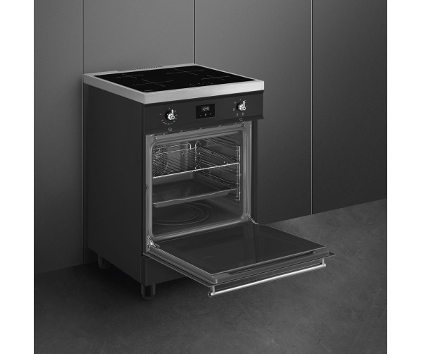 Smeg C6IMMBT2 inductie fornuis - 60 cm. breed - mat zwart