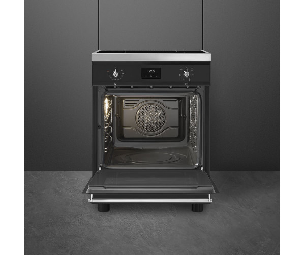 Smeg C6IMMBT2 inductie fornuis - 60 cm. breed - mat zwart