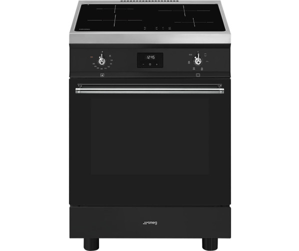 Smeg C6IMMBT2 inductie fornuis - 60 cm. breed - mat zwart