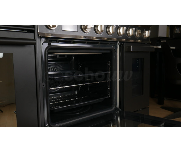 Smeg CPF92IMA inductie fornuis - antraciet - dubbele oven - Portofino