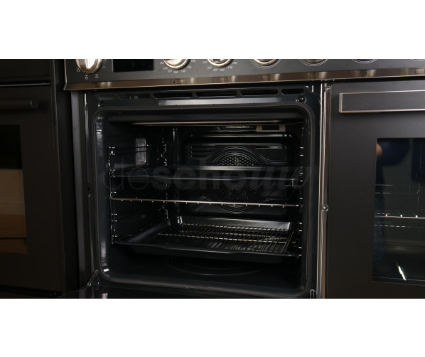 Smeg CPF92IMA inductie fornuis - antraciet - dubbele oven - Portofino