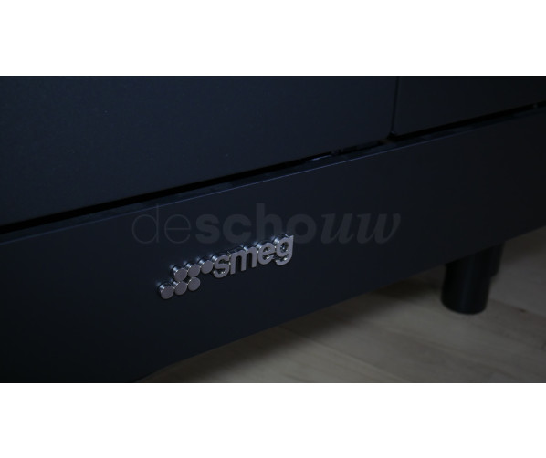 Smeg CPF92IMA inductie fornuis - antraciet - dubbele oven - Portofino