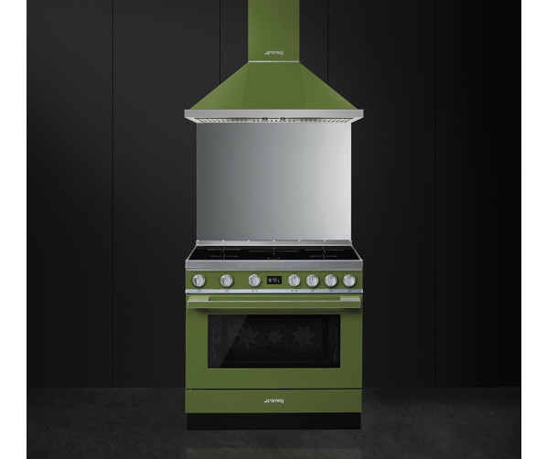 Smeg CPF9IPOG inductie fornuis - groen