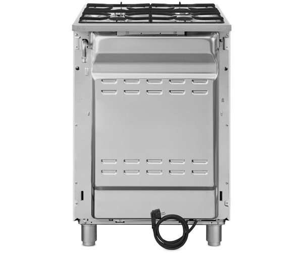 Achterzijde foto met elektra snoer van de Smeg CX61GMXNLK