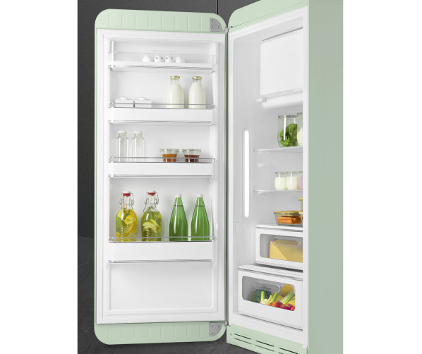 Smeg FAB28LPG5 koelkast watergroen - linksdraaiend