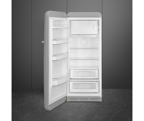 Smeg FAB28LSV5 koelkast zilvermetalic - linksdraaiend