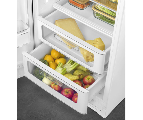 Smeg FAB28LWH5 koelkast wit - linksdraaiend