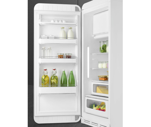 Smeg FAB28LWH5 koelkast wit - linksdraaiend