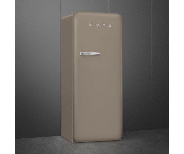 Smeg FAB28RDTP5 rechtsdraaiende koelkast - taupe