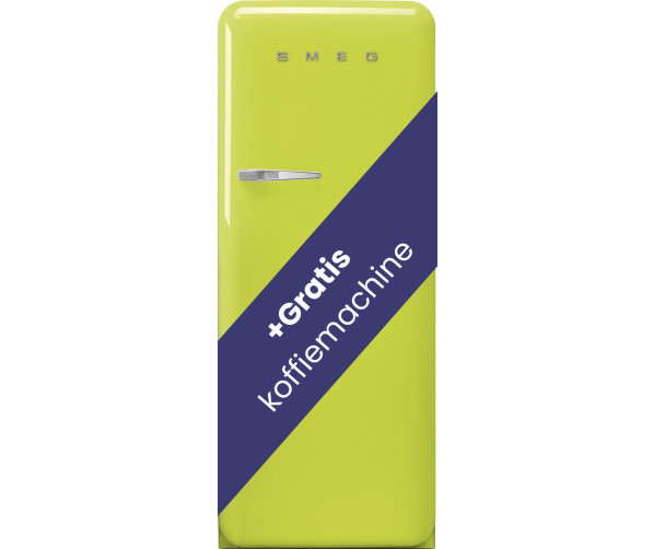 Smeg FAB28RLI5 koelkast limegroen - rechtsdraaiend