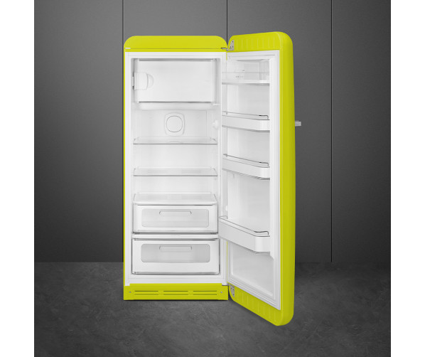 Smeg FAB28RLI5 koelkast limegroen - rechtsdraaiend