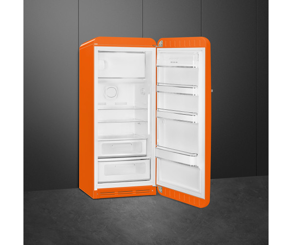 Smeg FAB28ROR5 koelkast oranje - rechtsdraaiend