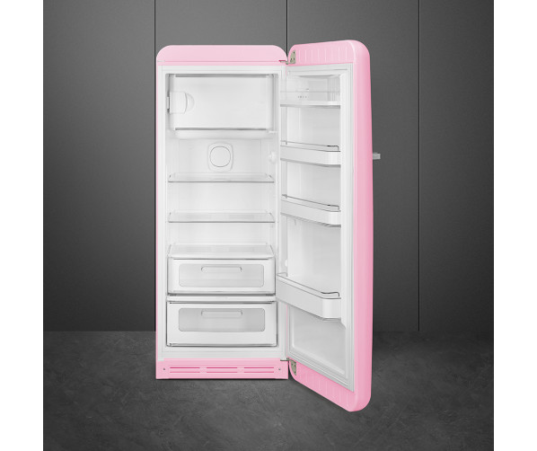Smeg FAB28RPK5 koelkast roze - rechtsdraaiend