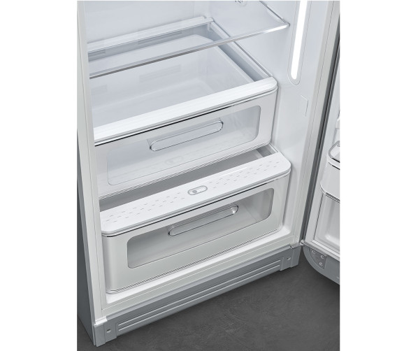 Smeg FAB28RSV5 koelkast zilvermetalic - rechtsdraaiend