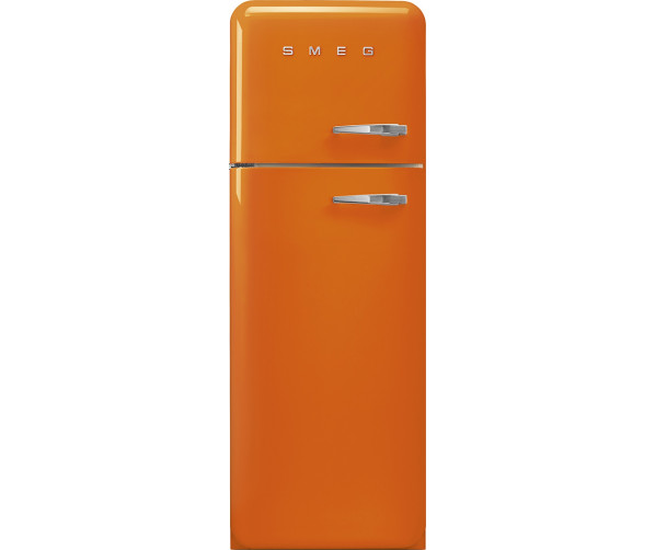 Smeg FAB30LOR5 linksdraaiende retro koelkast - oranje