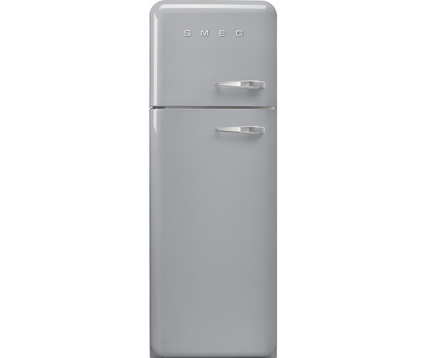 Smeg FAB30LSV5 linksdraaiende retro koelkast - zilver metallic
