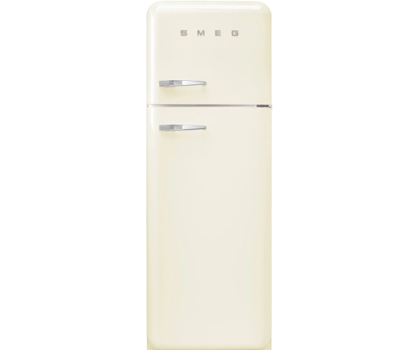 Smeg FAB30RCR5 rechtsdraaiende retro koelkast - creme