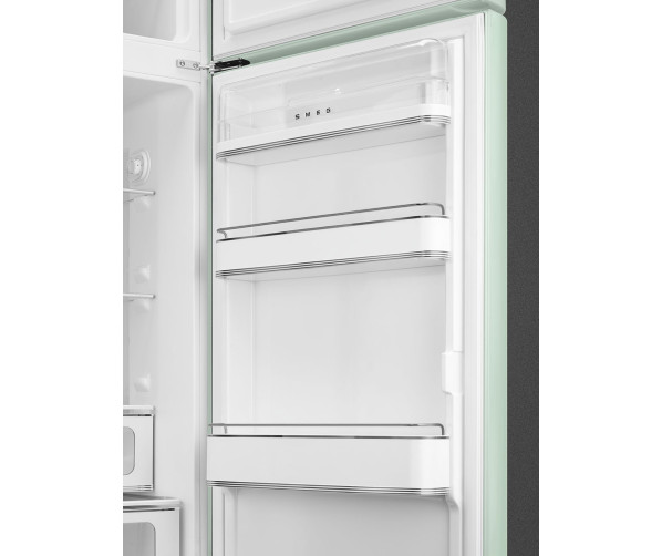 Smeg FAB30RPG5 rechtsdraaiende retro koelkast - water groen