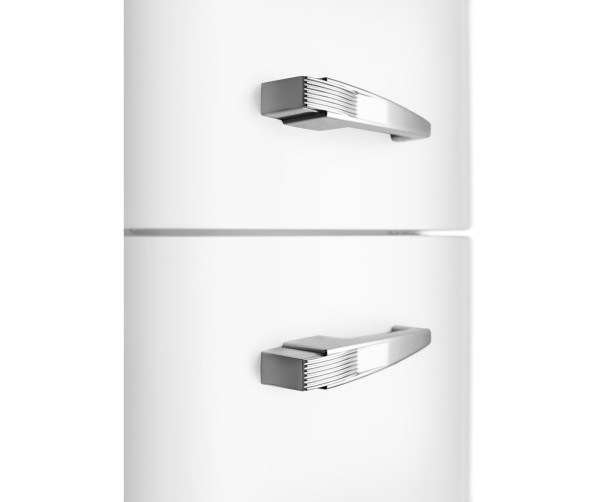 Smeg FAB30RWH5 retro jaren 50 koelkast - rechtsdraaiend - wit
