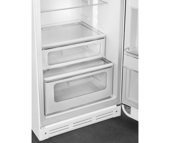 Smeg FAB30RWH5 rechtsdraaiende retro koelkast - wit