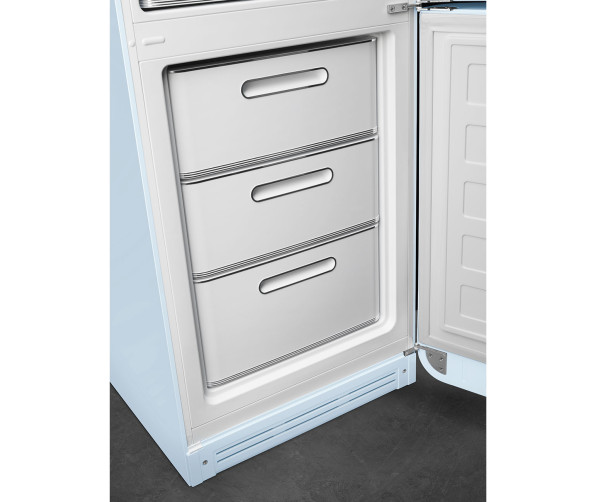 Smeg FAB32RPB5 retro jaren 50 koelkast pastelblauw - rechtsdraaiend