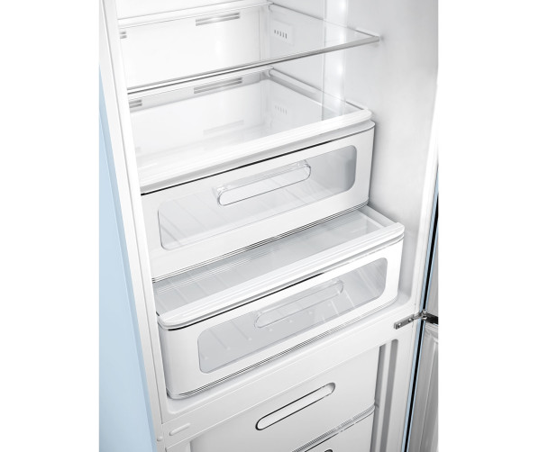 Smeg FAB32RPB5 retro jaren 50 koelkast pastelblauw - rechtsdraaiend