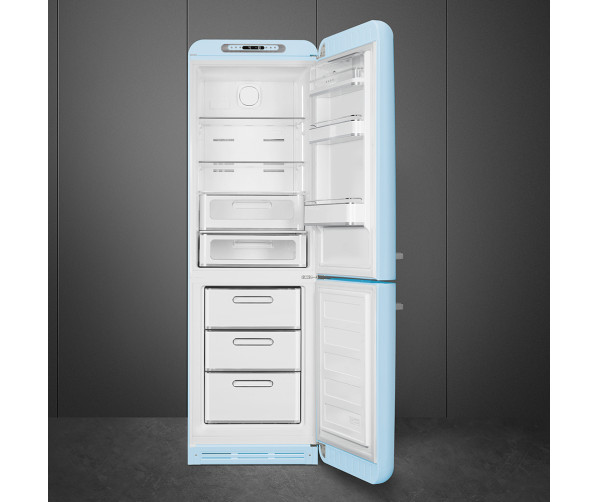 Smeg FAB32RPB5 retro jaren 50 koelkast pastelblauw - rechtsdraaiend