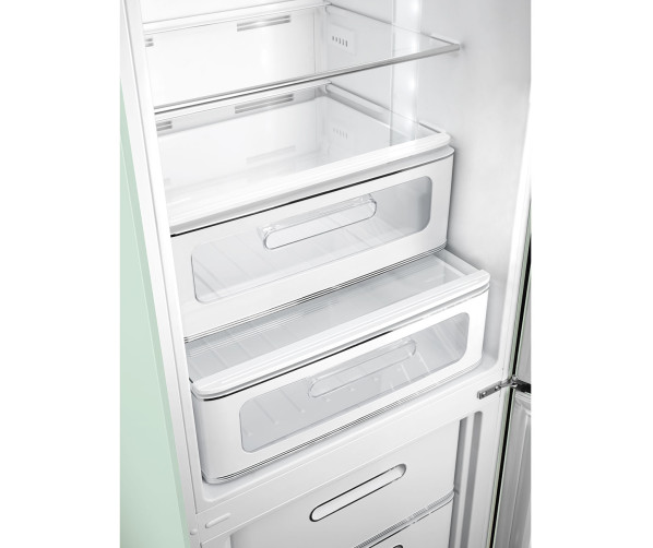 Smeg FAB32RPG5 retro jaren 50 koelkast watergroen - rechtsdraaiend
