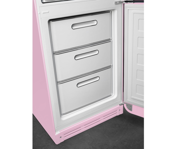 Smeg FAB32RPK5 retro jaren 50 koelkast roze - rechtsdraaiend