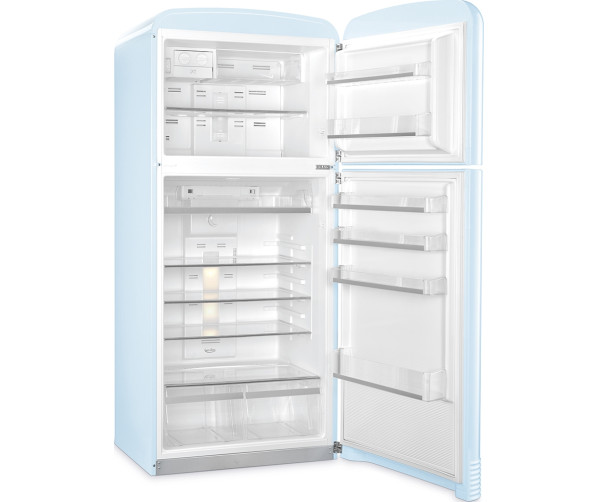 Het vriesdeel van de Smeg FAB50RPB5 koelkast blauw heeft een inhoud van 97 liter