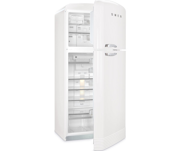 Een fractie van het interieur van de Smeg FAB50RWH5 koelkast wit