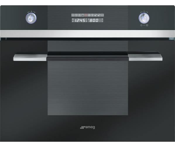 Smeg SC45MCNE2 combi-magnetron zwart