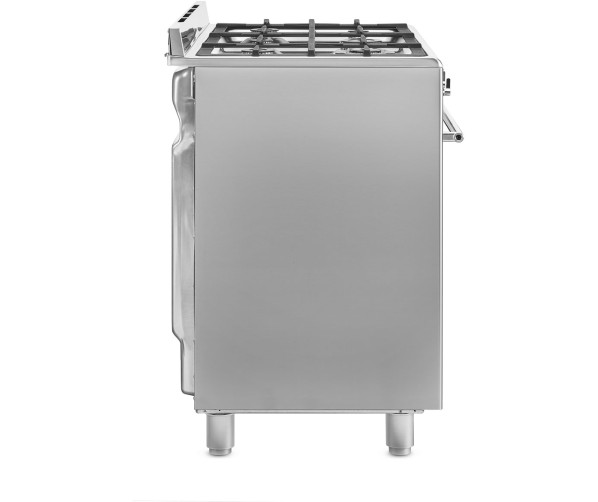 Smeg SNLK916MFX9 gas fornuis - roestvrijstaal - 90 cm. breed