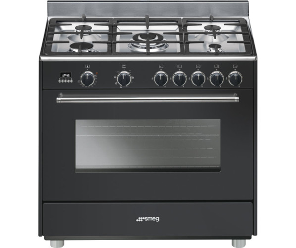 Smeg SNLKP90DA9 gas fornuis - antraciet
