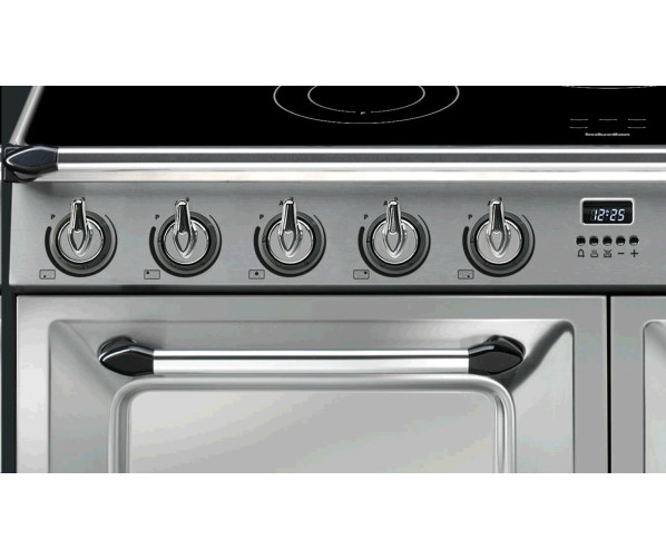 Smeg TR4110IX inductie fornuis - 110 cm. breed - roestvrijstaal