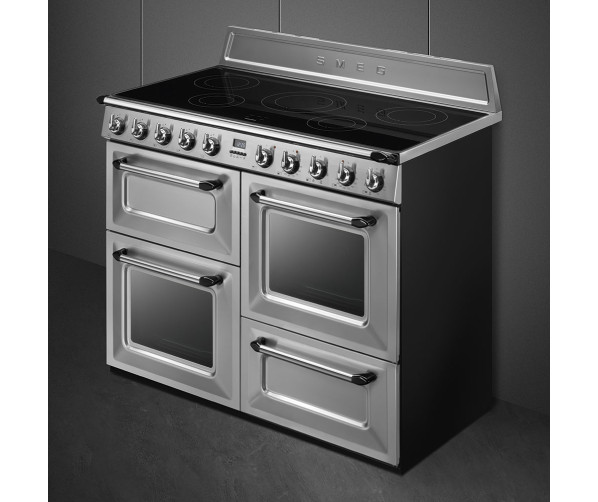 Smeg TR4110IX inductie fornuis - 110 cm. breed - roestvrijstaal