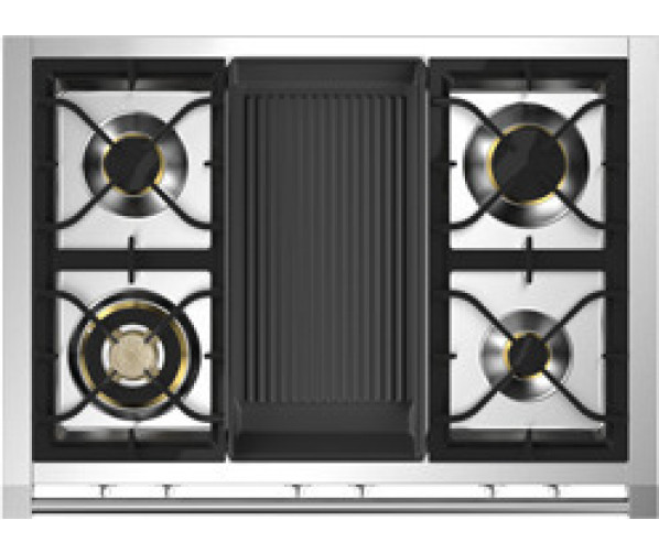 Steel A10FF-4B Ascot gas fornuis - 100 cm breed