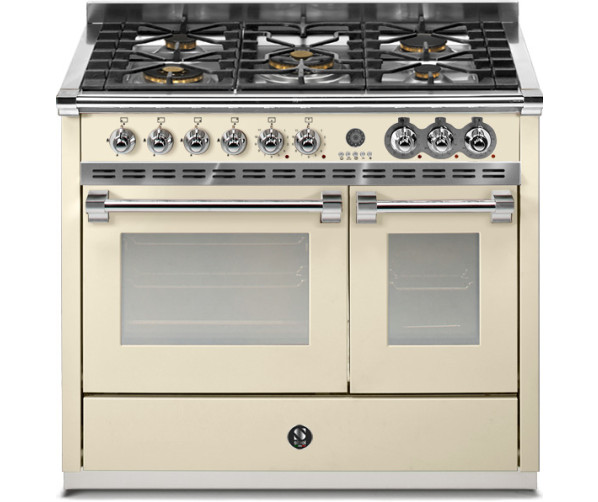 Steel A10FF-4M Ascot gas fornuis uitgevoerd in de kleur Crema