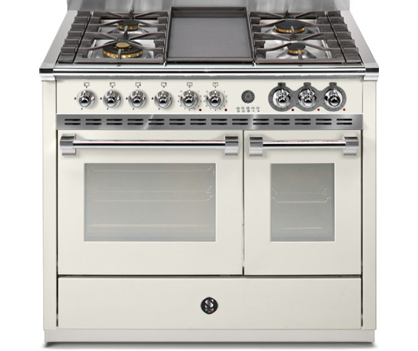 Steel A10FF-4T Ascot gas fornuis - 100 cm breed in de kleur Nuvola