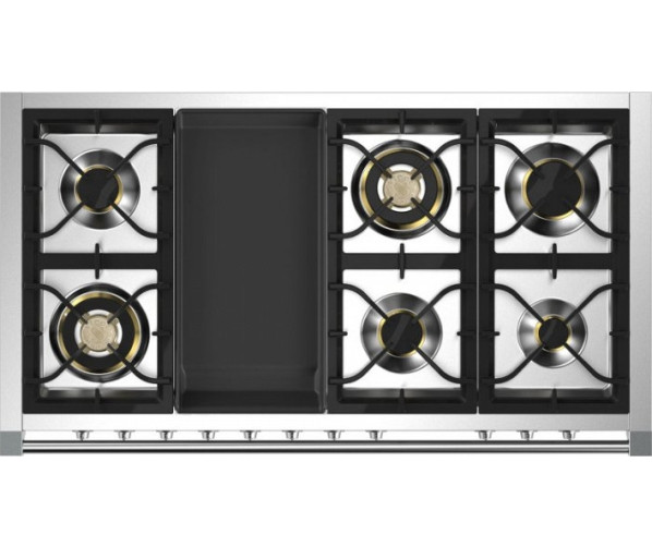 Steel A12FF-6T Ascot gas fornuis - 120 cm breed