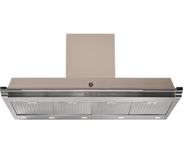 Steel AKL120 wand afzuigkap - Ascot - 120 cm. breed