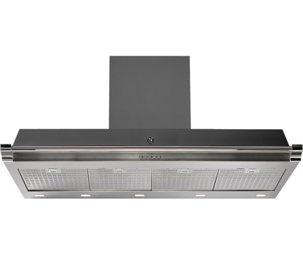 Steel AKL120 wand afzuigkap - Ascot - 120 cm. breed