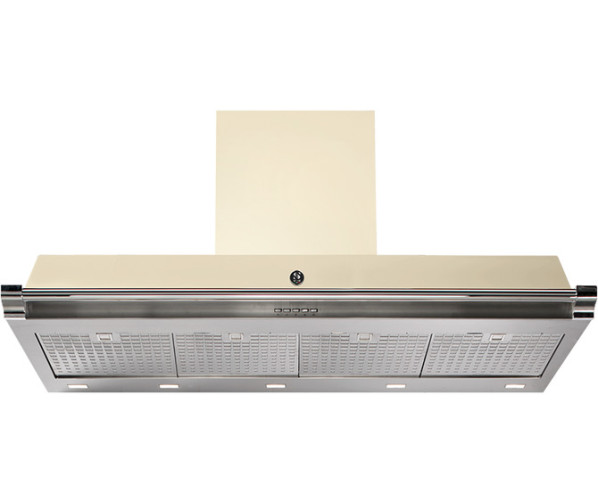 Steel AKL120 wand afzuigkap - Ascot - 120 cm. breed