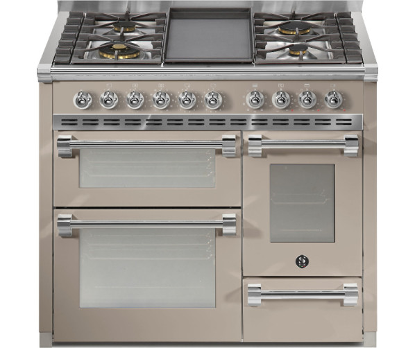 Steel AQ10SFF-4T Ascot gas fornuis - 100 cm - combi-stoomoven