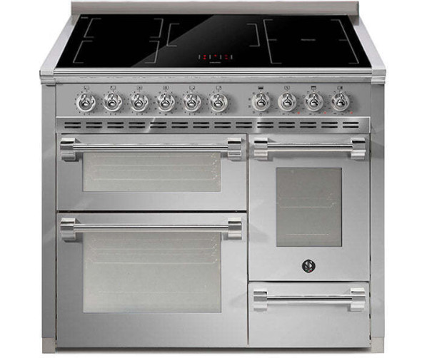Steel AQ10SFF-5FI Ascot inductie fornuis - 100 cm breed - rvs