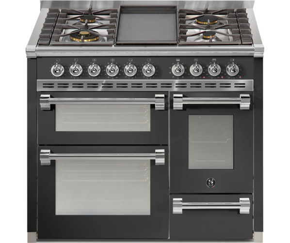 Steel AQ10SFF-6W Ascot gas fornuis - 100 cm - combi-stoomoven