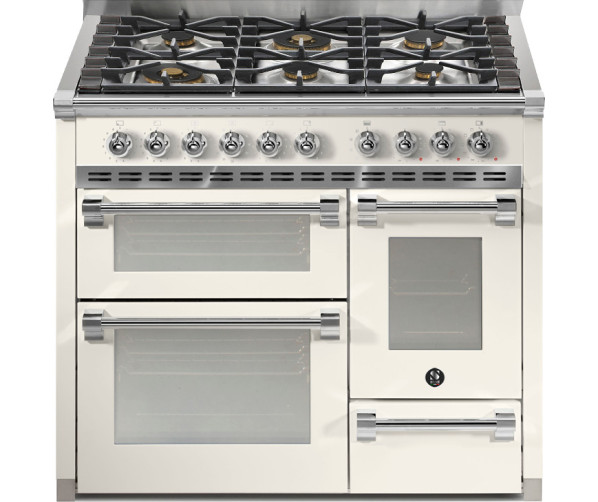 Steel AQ10SFF-6W Ascot gas fornuis - 100 cm - combi-stoomoven