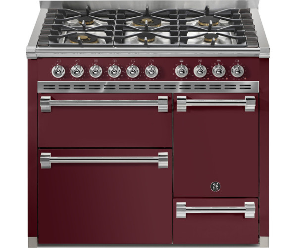 Steel AQ10SFF-D-6W Ascot gas fornuis - 100 cm - combi-stoomoven