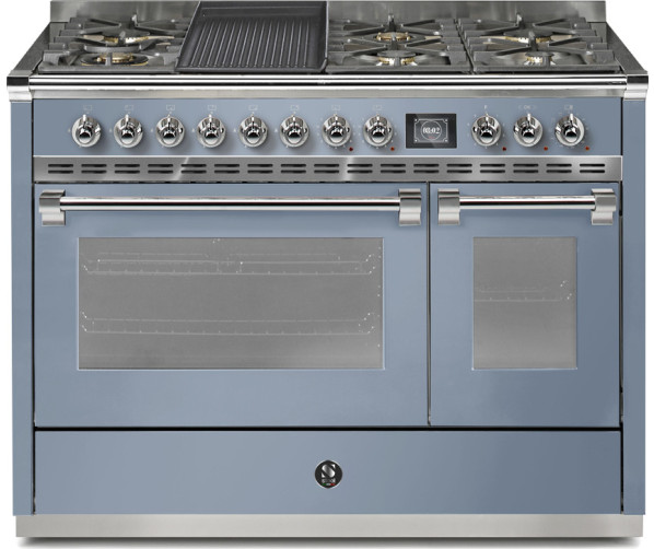 Steel AQ12SF-4TM Ascot gas fornuis - combi-stoomoven - 120 cm