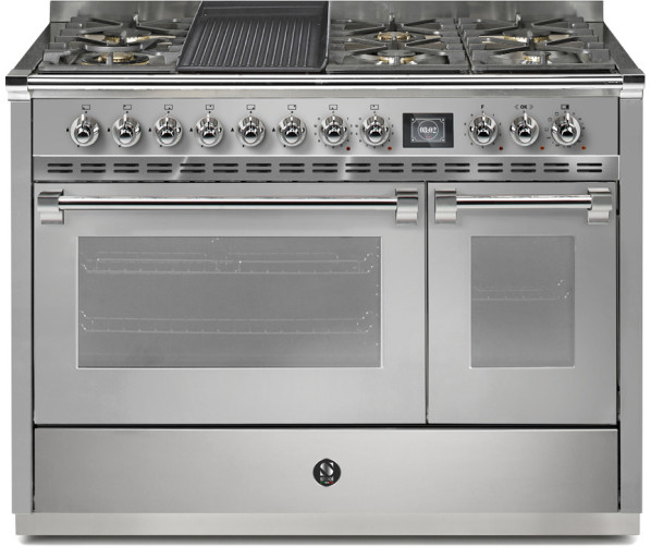 Steel AQ12SF-4TM Ascot gas fornuis - combi-stoomoven - 120 cm
